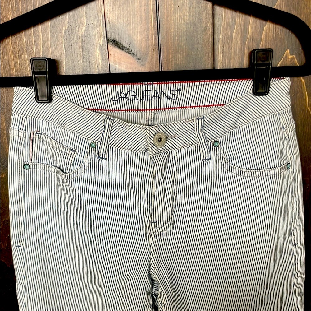 Jag Jeans Blue and White ankle Jeans